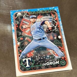 Rangers Baseball Trading Card